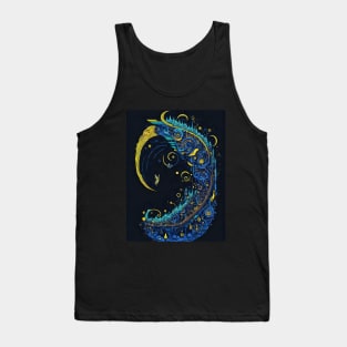 Abstract Colorful Shrimp Tank Top